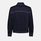 Vestes Veste en jean Off Off-White Bleu foncé Homme