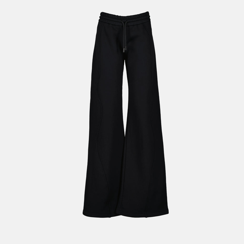 Pantaloni Pantaloni Jogging Ampi Off-White Nero Femme