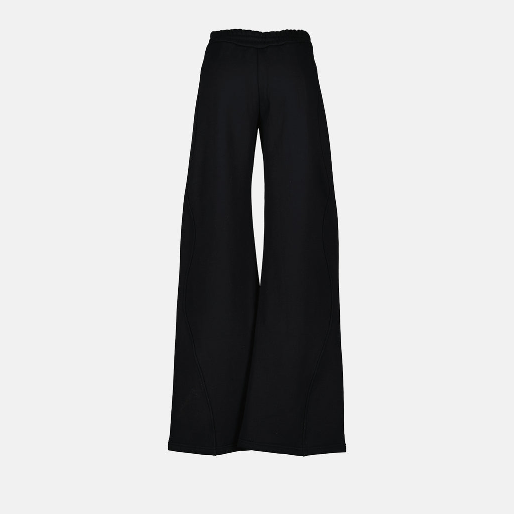 Pantaloni Pantaloni Jogging Ampi Off-White Nero Femme
