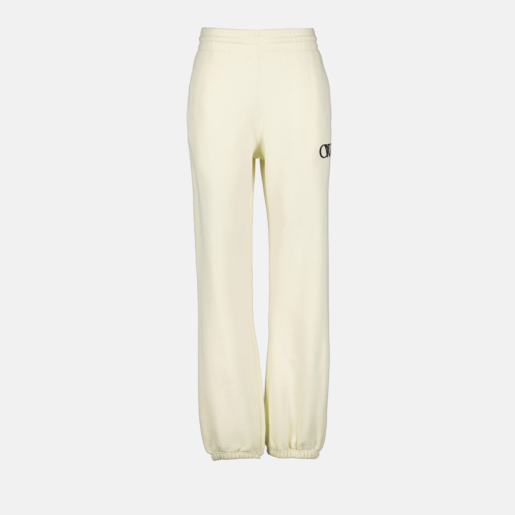 Hosen Pantalon jogging Flock OW Off-White Beige Femme