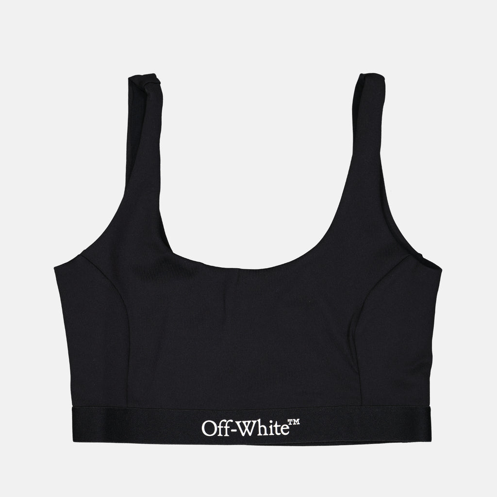 탑 Top à logo Off-White 검은색 Femme