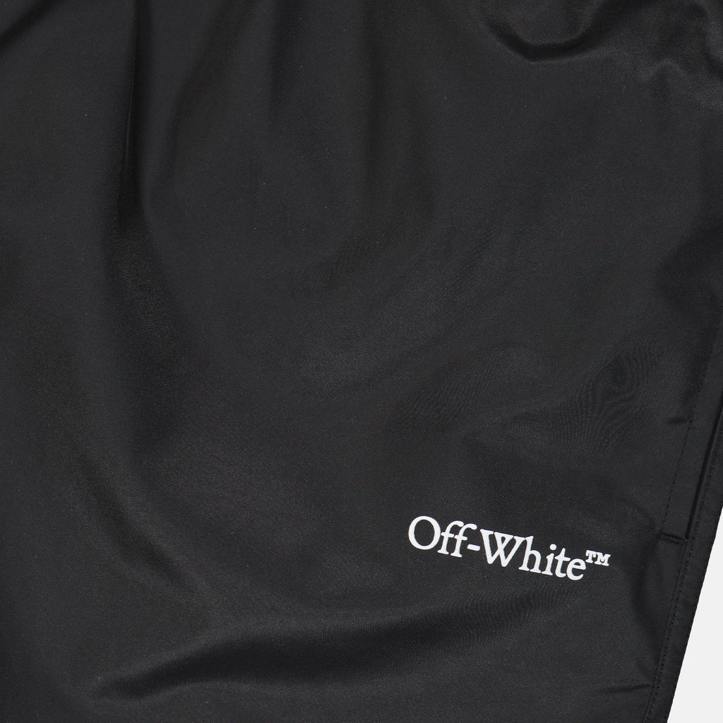 Moda praia Short de bain Arrow Surfer Off-White Preto Homme