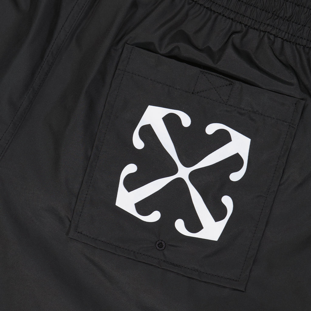 Moda praia Short de bain Arrow Surfer Off-White Preto Homme