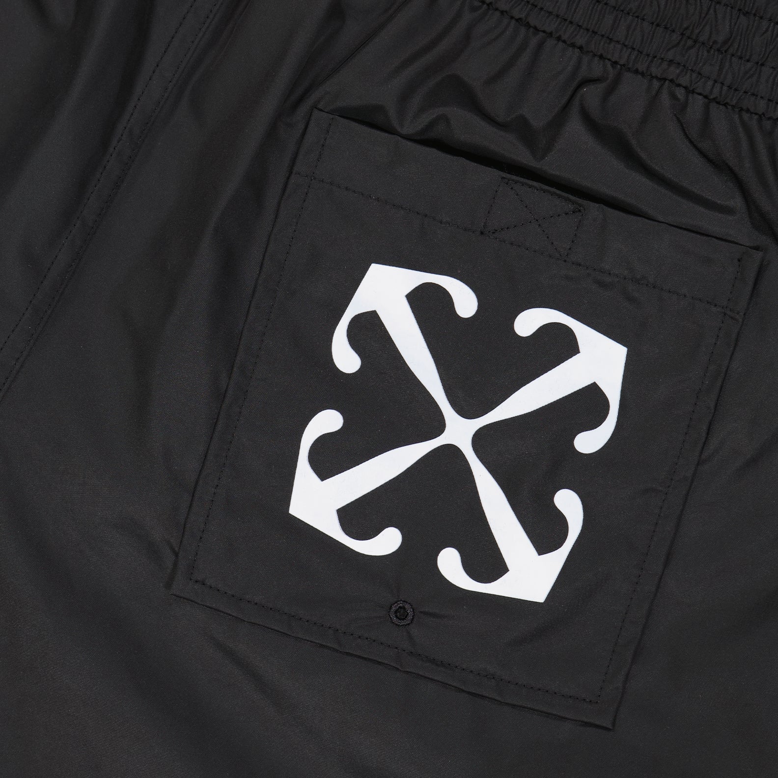 Moda praia Short de bain Arrow Surfer Off-White Preto Homme