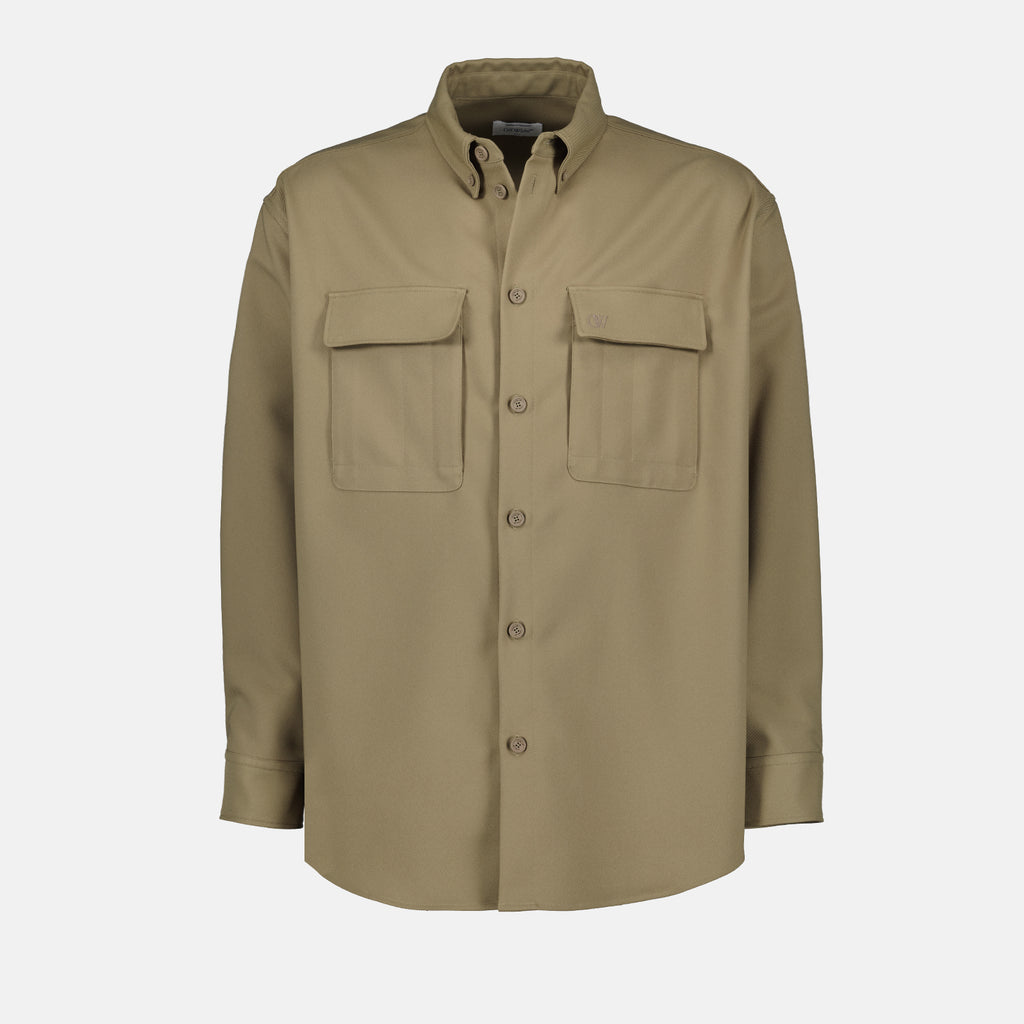 Hemden OW Hemd Off-White Beige Homme