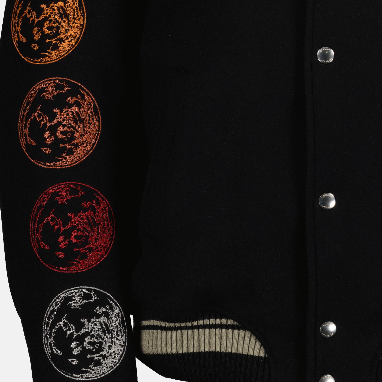 ジャケット ムーンフェイズ ボンバージャケット Off-White 黒 Homme