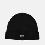 Chapeaux, casquettes et bonnets Bonnet Off Off-White Noir Femme