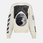 Knitwear Moon cardigan Off-White Beige Man