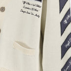 Knitwear Moon cardigan Off-White Beige Man