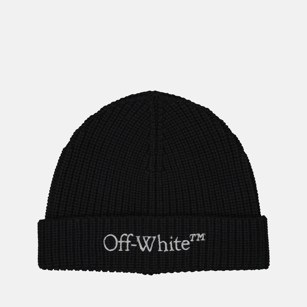 Chapeaux, casquettes et bonnets Bonnet Bookish Off-White Noir Homme