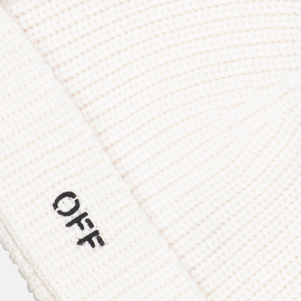 ハット・キャップ・ビーニー ビーニーオフ Off-White 白 男