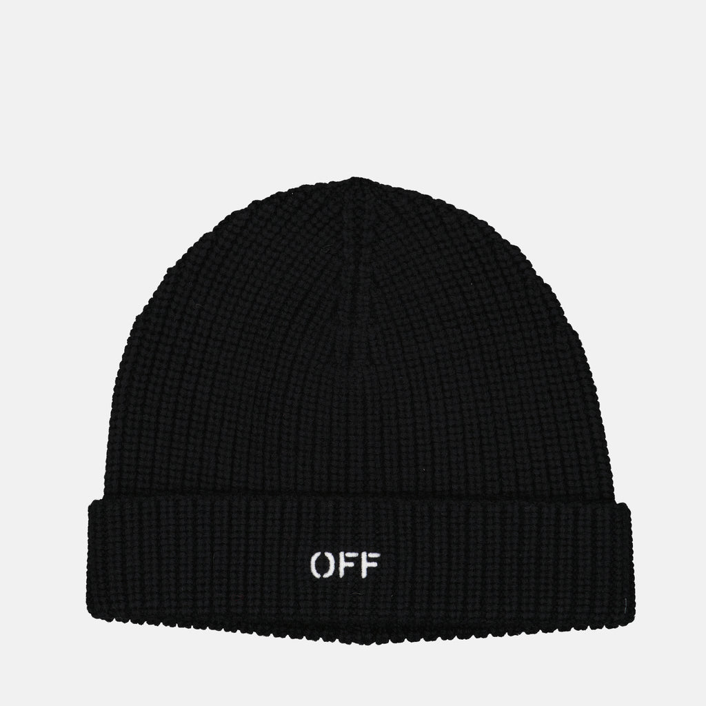 Chapeaux, casquettes et bonnets Bonnet Off Off-White Noir Homme