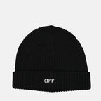 Chapeaux, casquettes et bonnets Bonnet Off Off-White Noir Homme