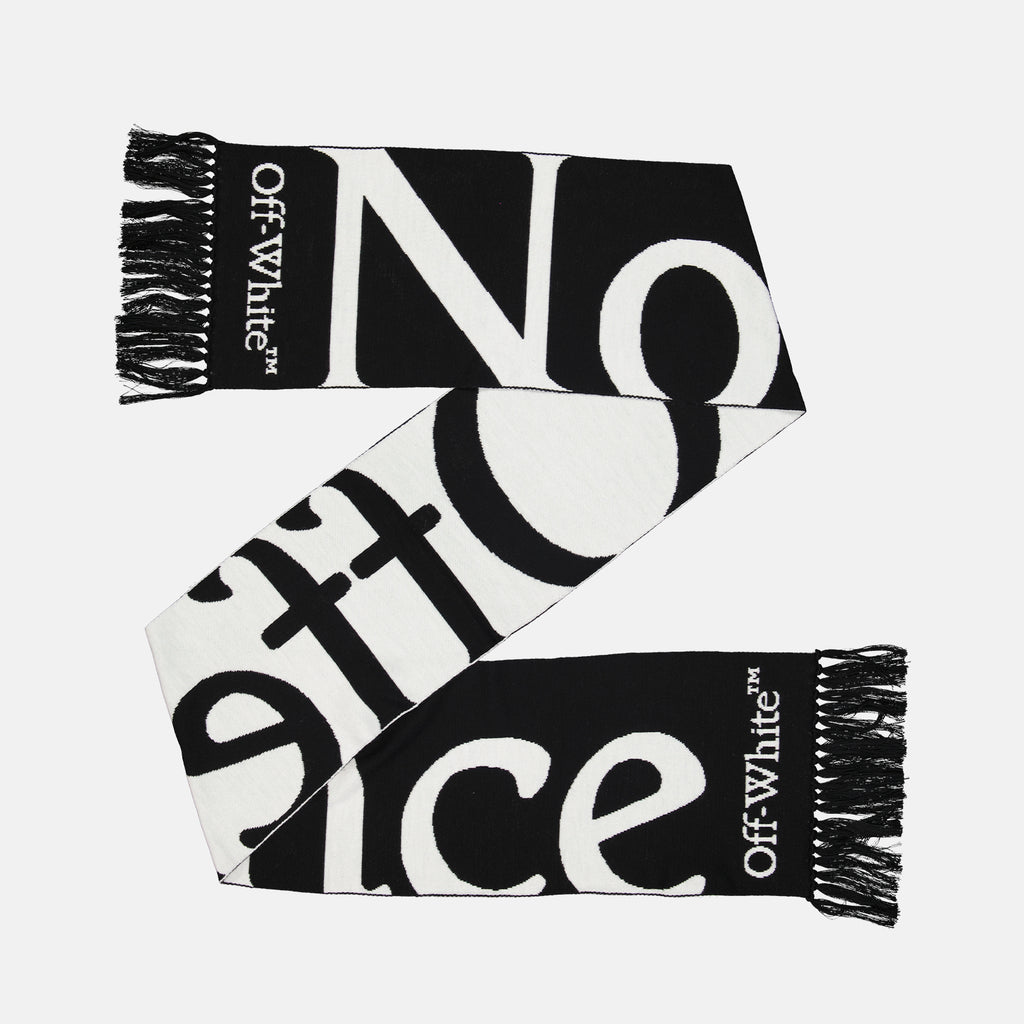Lenços e luvas Écharpe No Offence Off-White Preto Homme