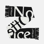Lenços e luvas Écharpe No Offence Off-White Preto Homme