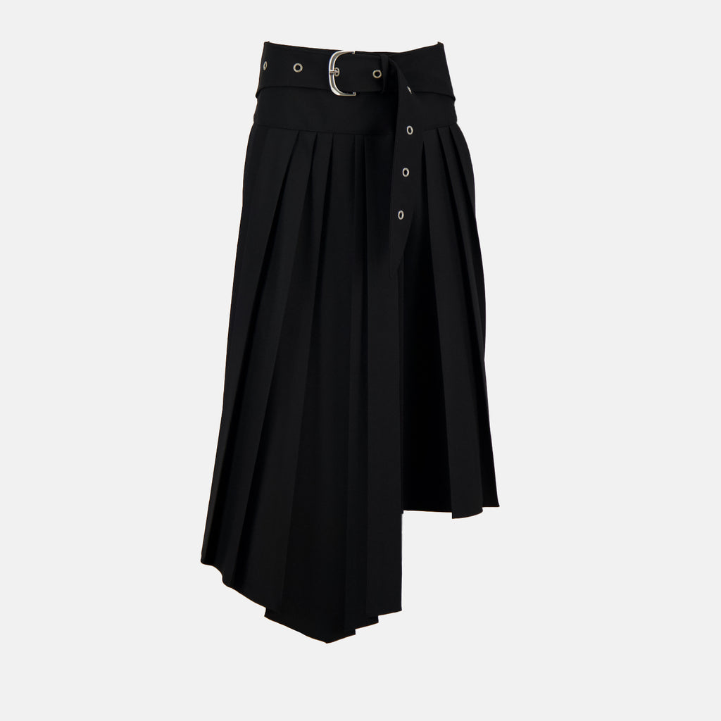 Röcke Jupe plissée Off-White Schwarz Femme