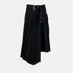 Röcke Jupe plissée Off-White Schwarz Femme