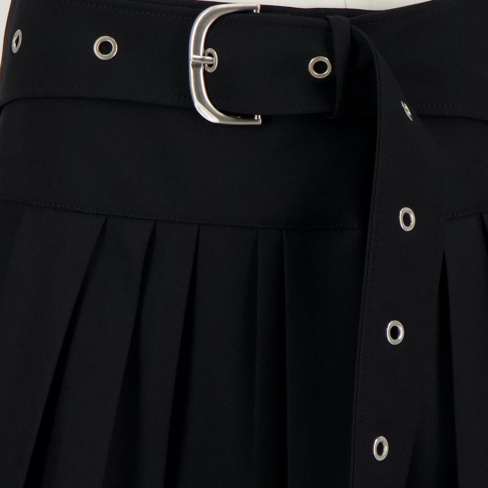 Röcke Jupe plissée Off-White Schwarz Femme