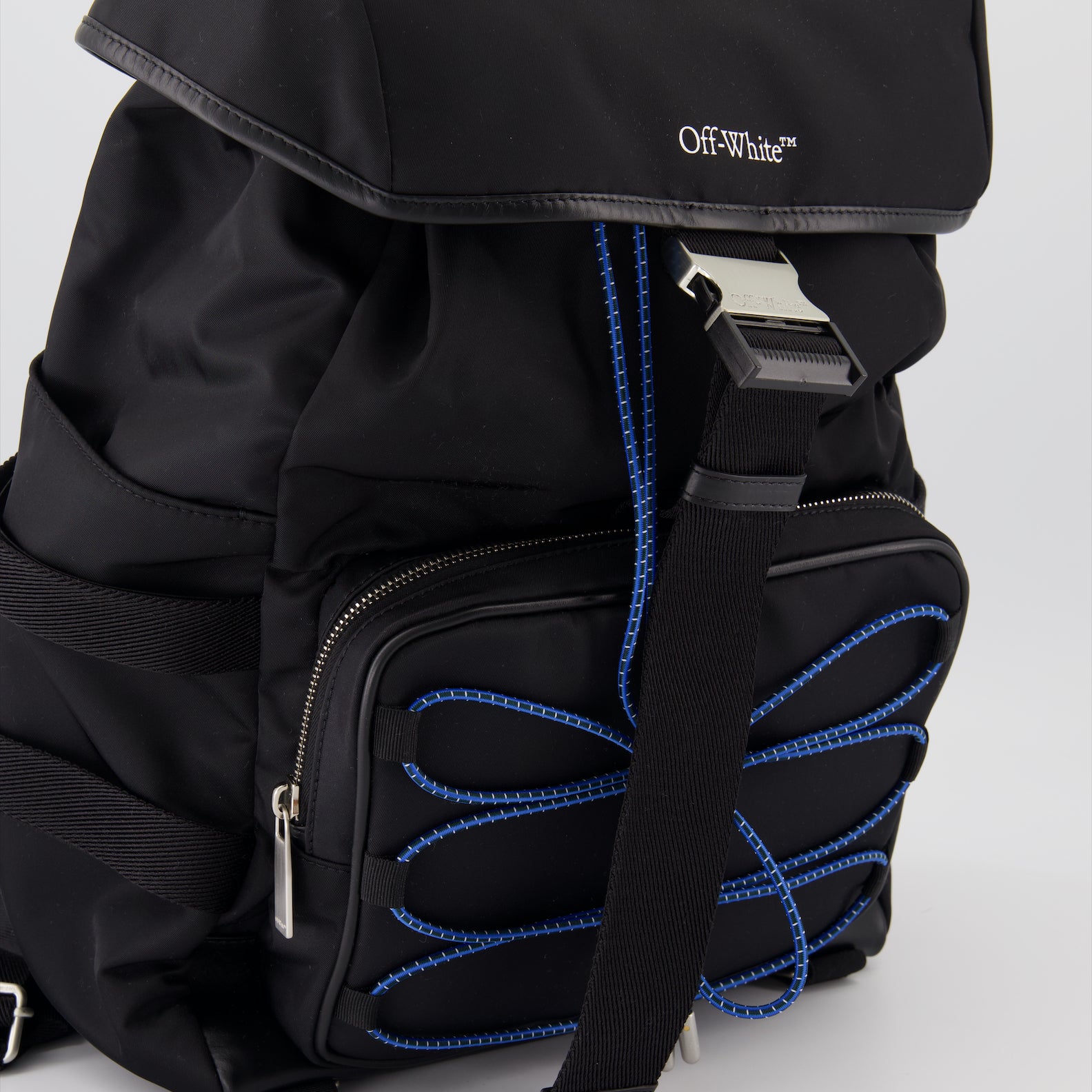 Sacs à dos Sac à dos Courrie Flap Off-White Noir Homme