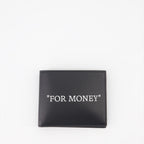 Small leather goods Bookish For Money Wallet Off-White Black Man