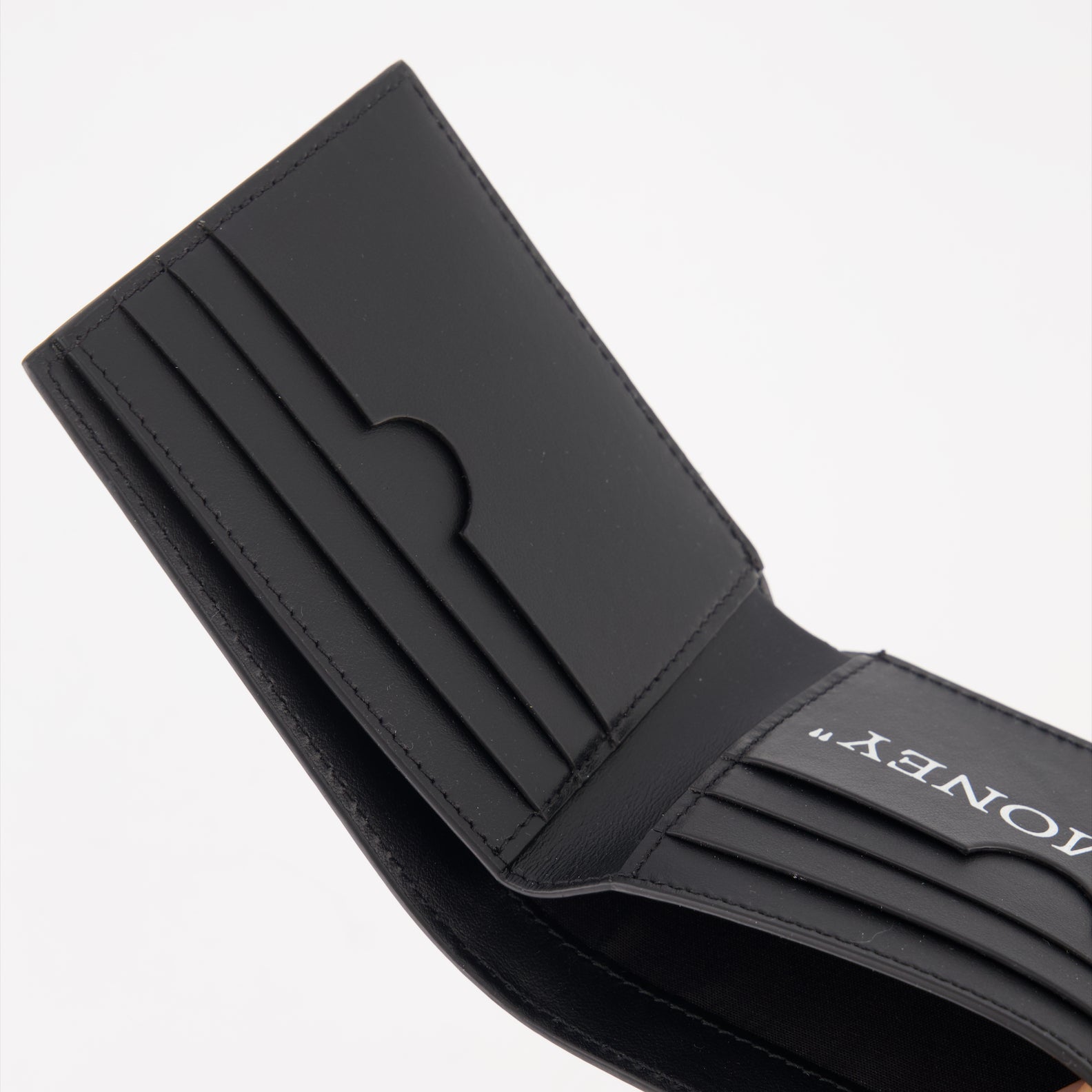 Small leather goods Bookish For Money Wallet Off-White Black Man