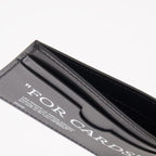 Pequenos artigos de couro Porte-cartes Bookish For Cards Off-White Preto Homme