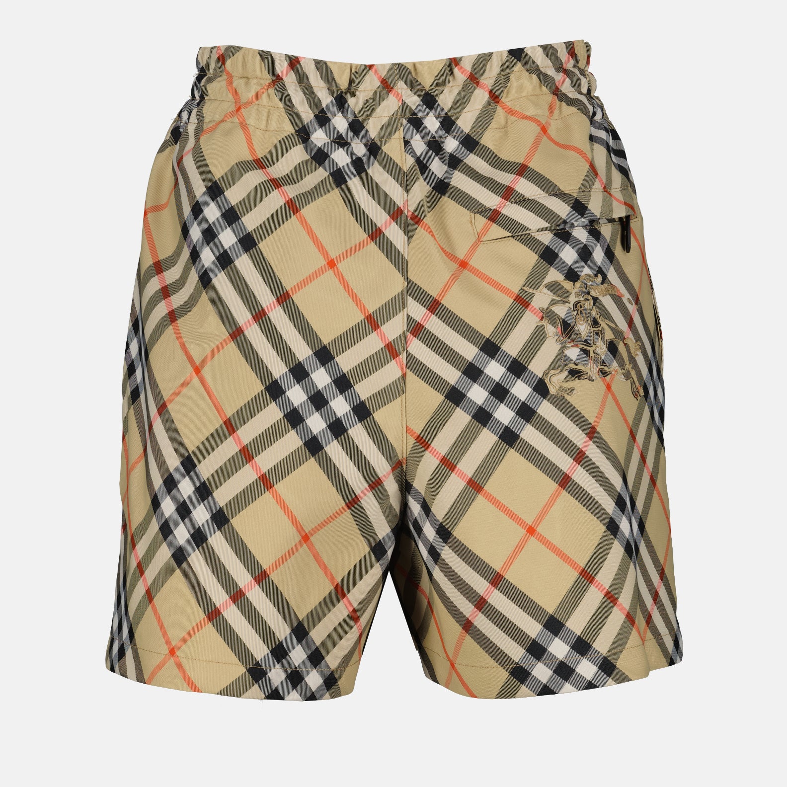 Shorts Short à carreaux Burberry Beige Femme