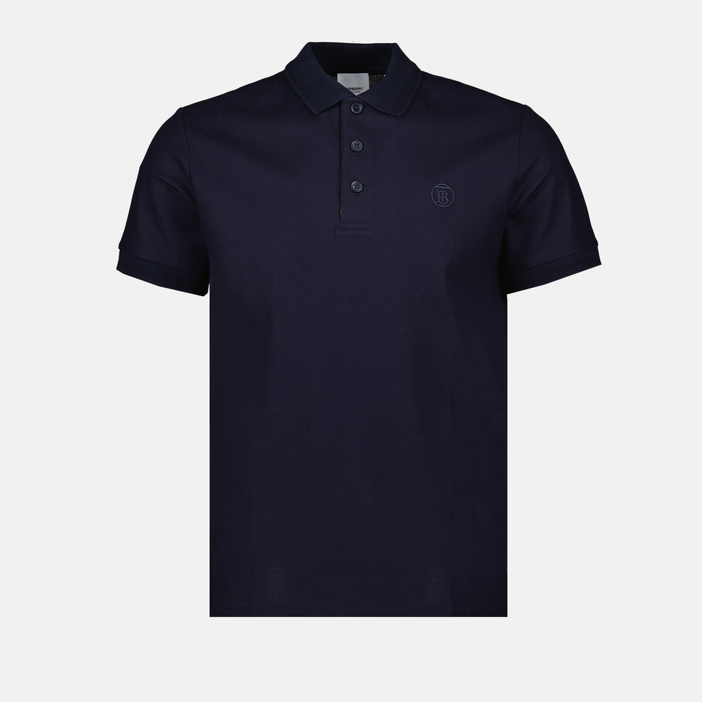 Polos Polo Eddie Burberry Bleu Homme