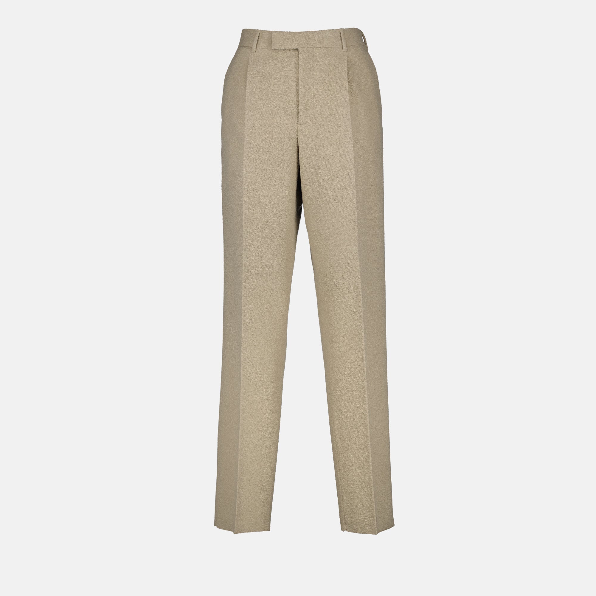 Pantalones Pantalones de lana con pliegues Dior Beige Homme