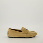 Loafers Suede Loafers Versace Beige Homme