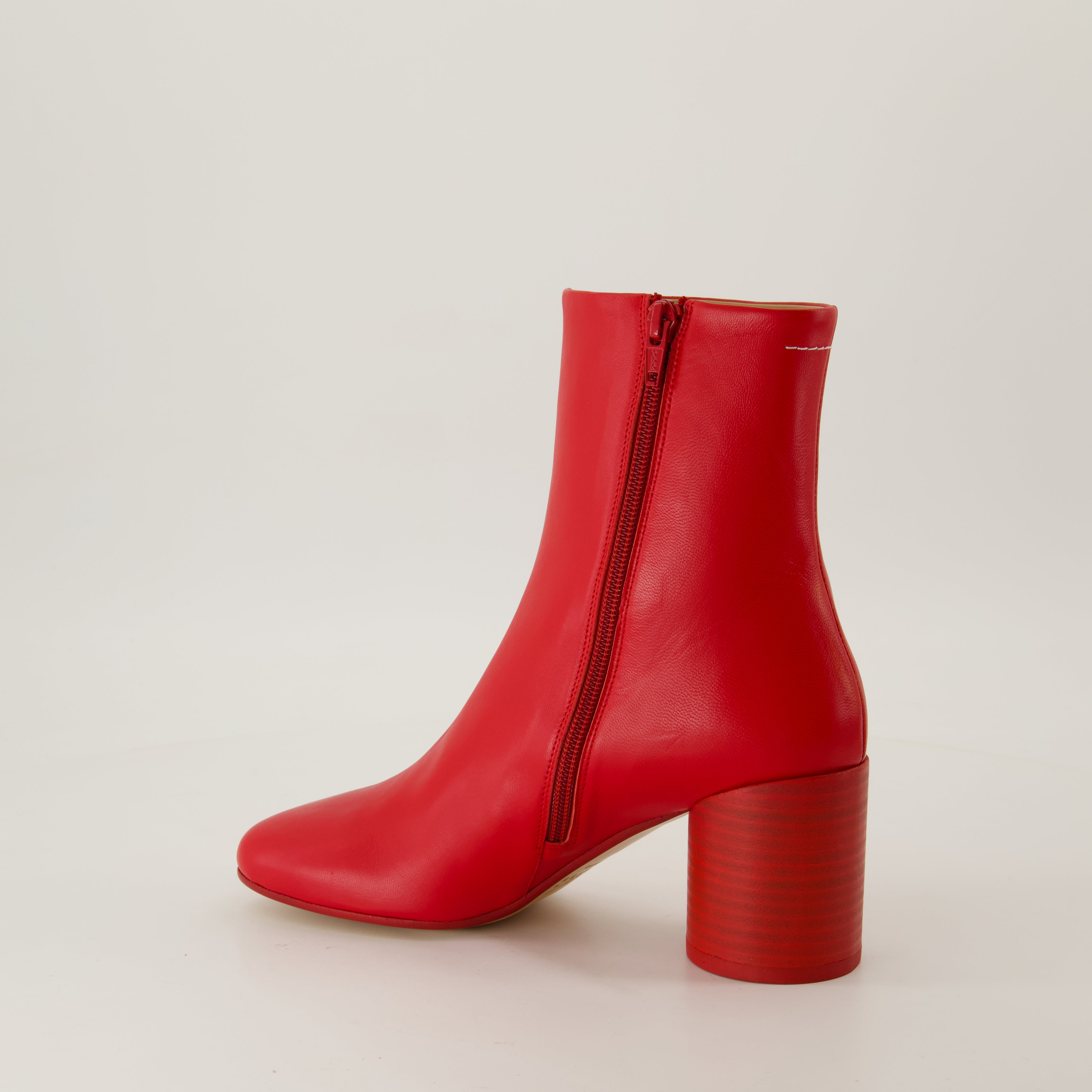 Bottines Bottines Anatomic Mm6 Rouge Femme