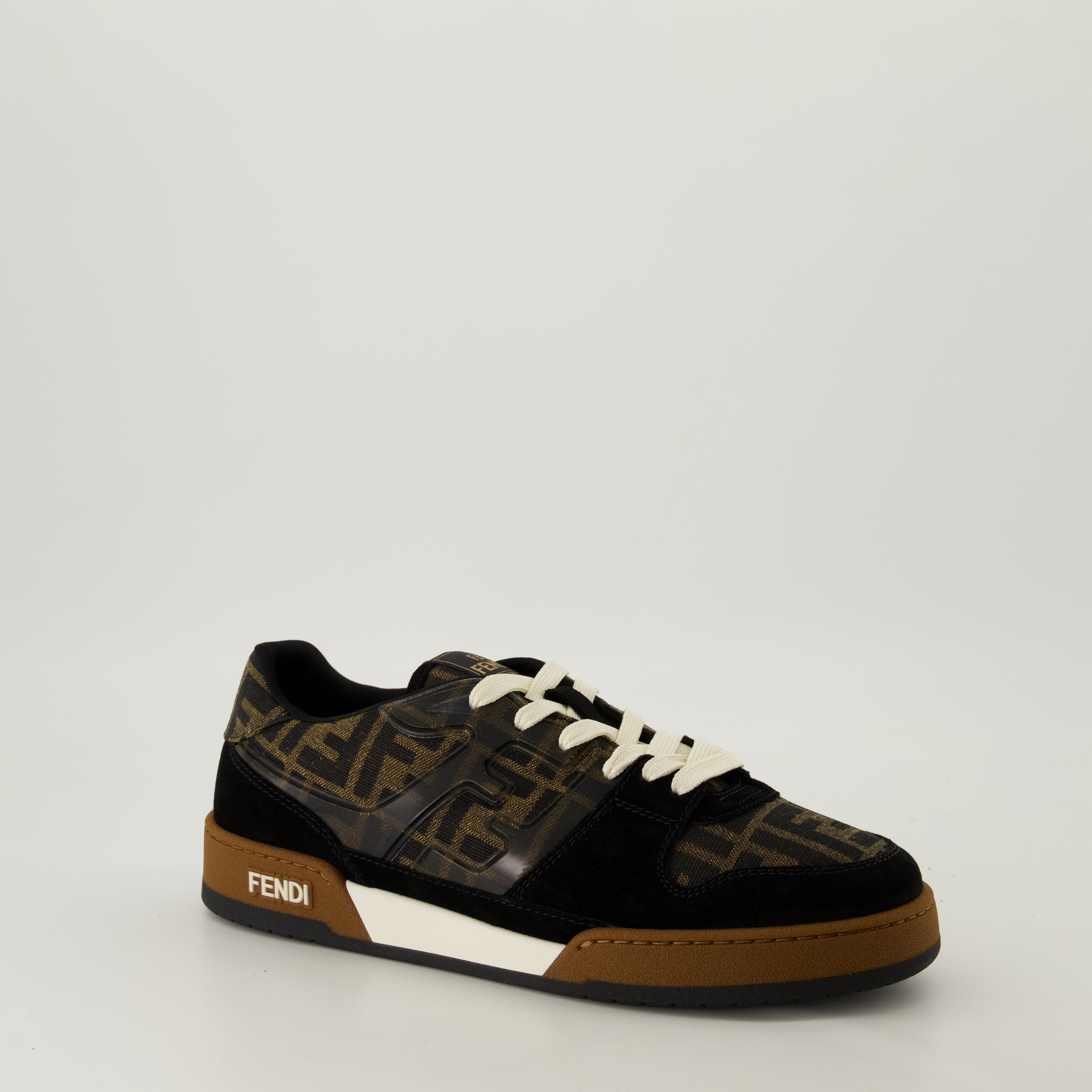 Sneakers Fendi Match FF Sneakers Fendi Brown Homme