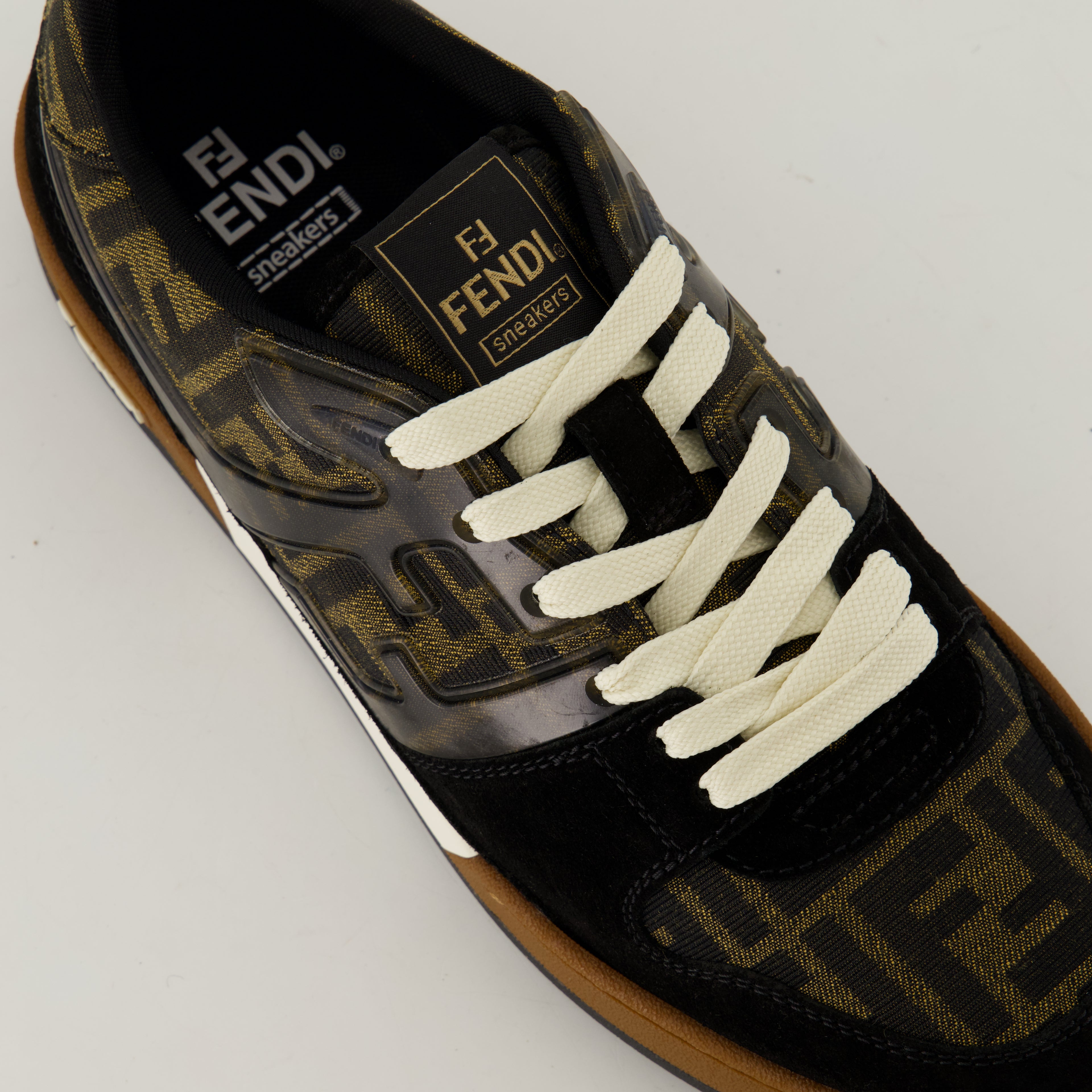 Sneakers Fendi Match FF Sneakers Fendi Brown Homme