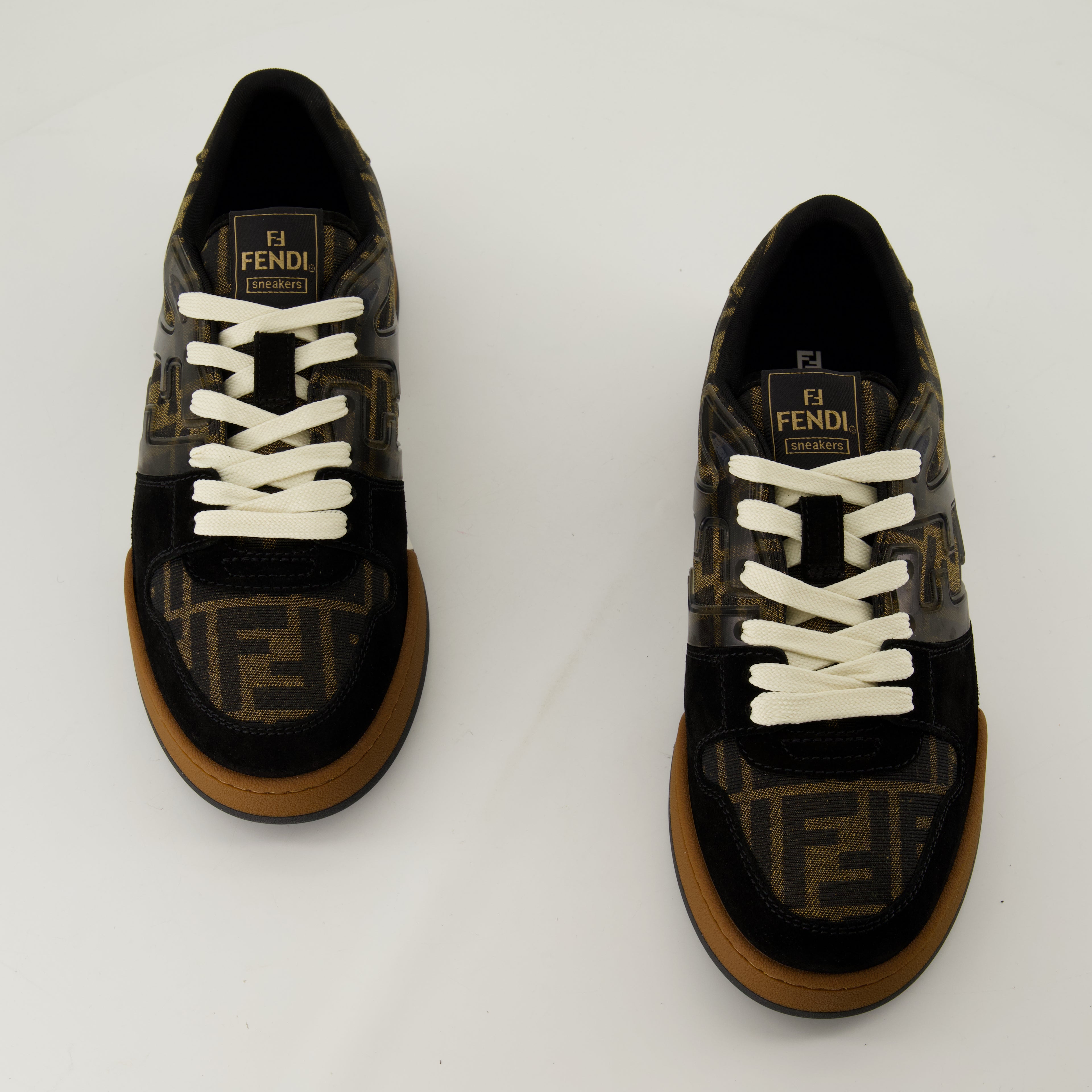 Sneakers Fendi Match FF Sneakers Fendi Brown Homme