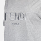 T-shirt T-shirt Fendi Roma Fendi Grigio Femme