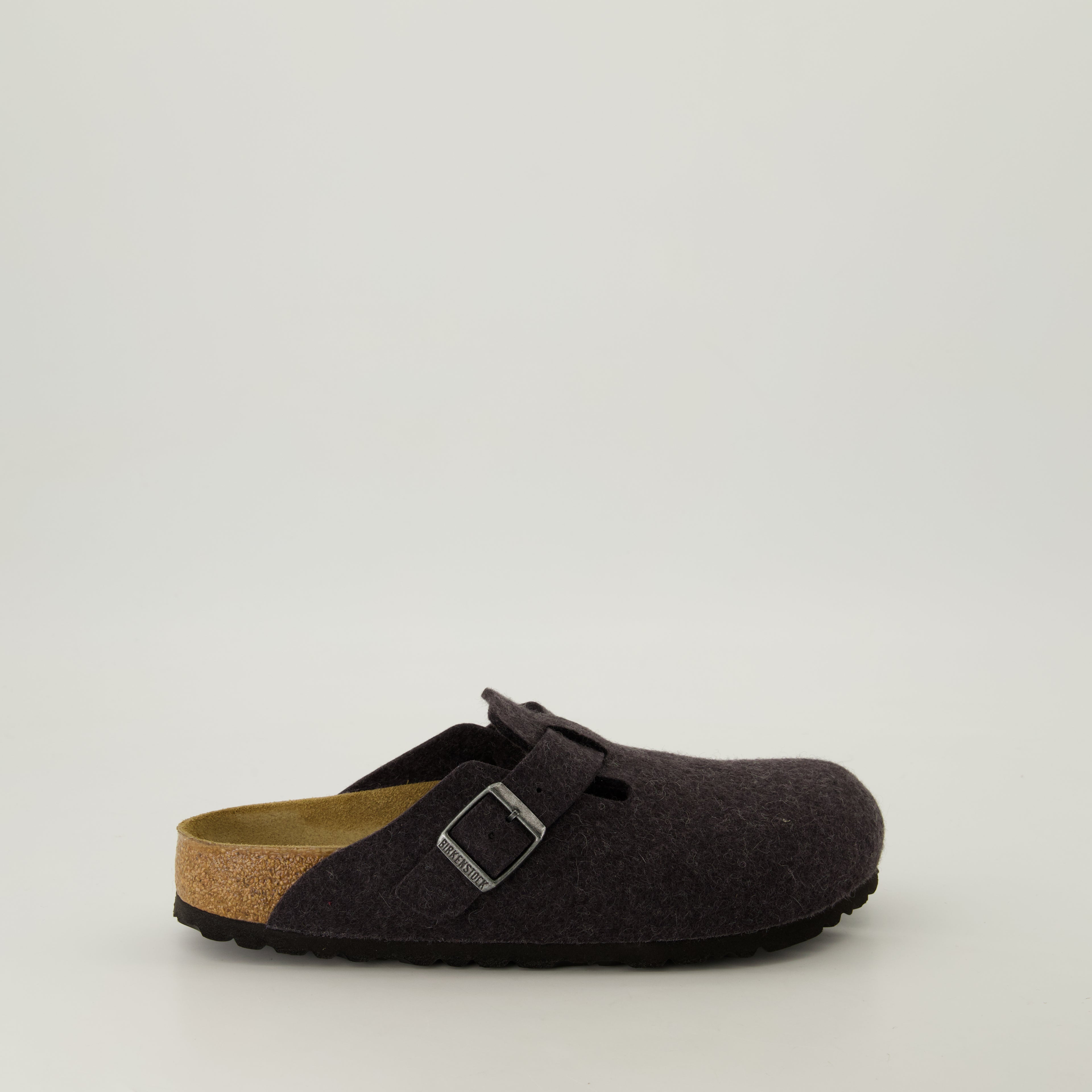 Chaussures ouvertes Mules Boston Birkenstock Gris Unisexe