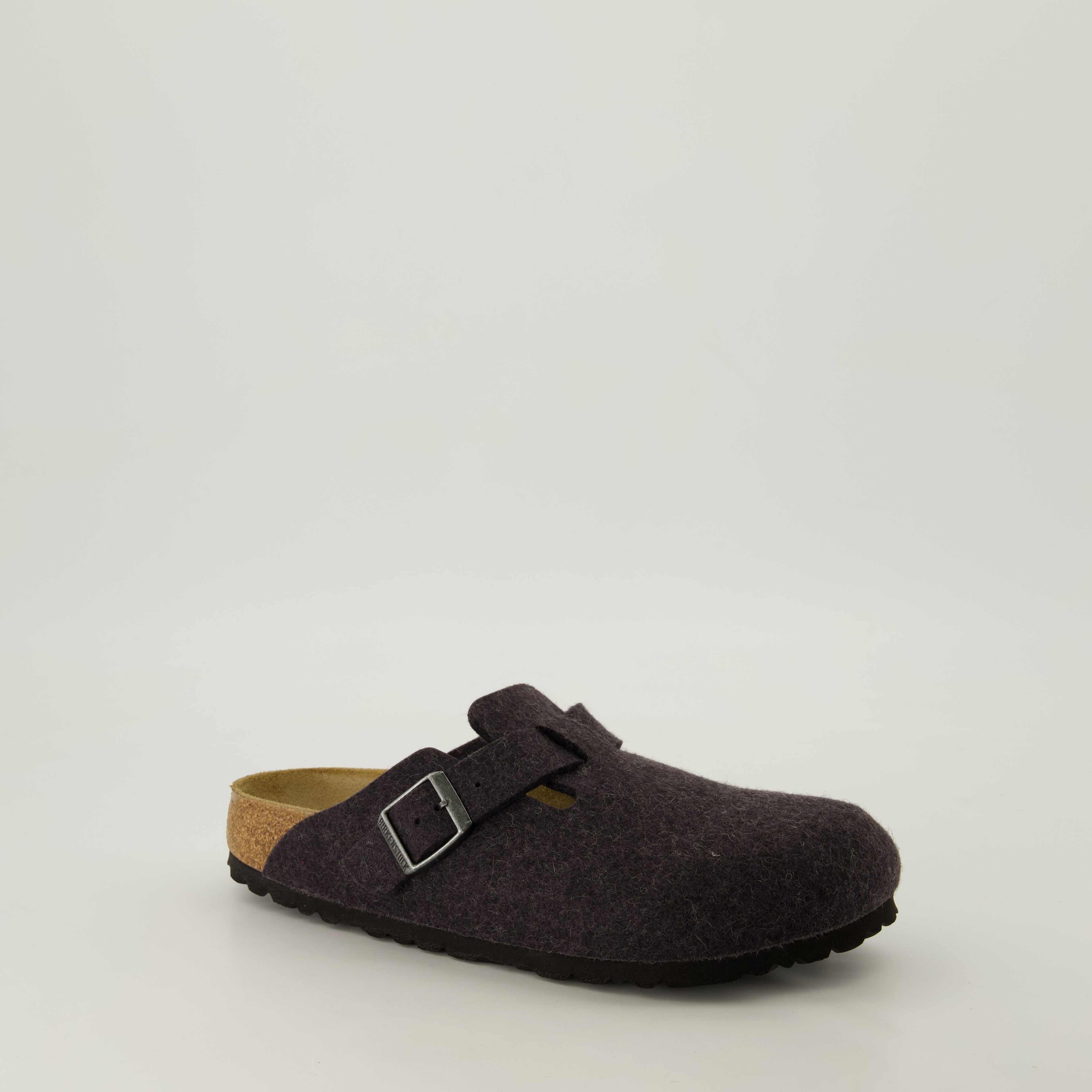 Chaussures ouvertes Mules Boston Birkenstock Gris Unisexe