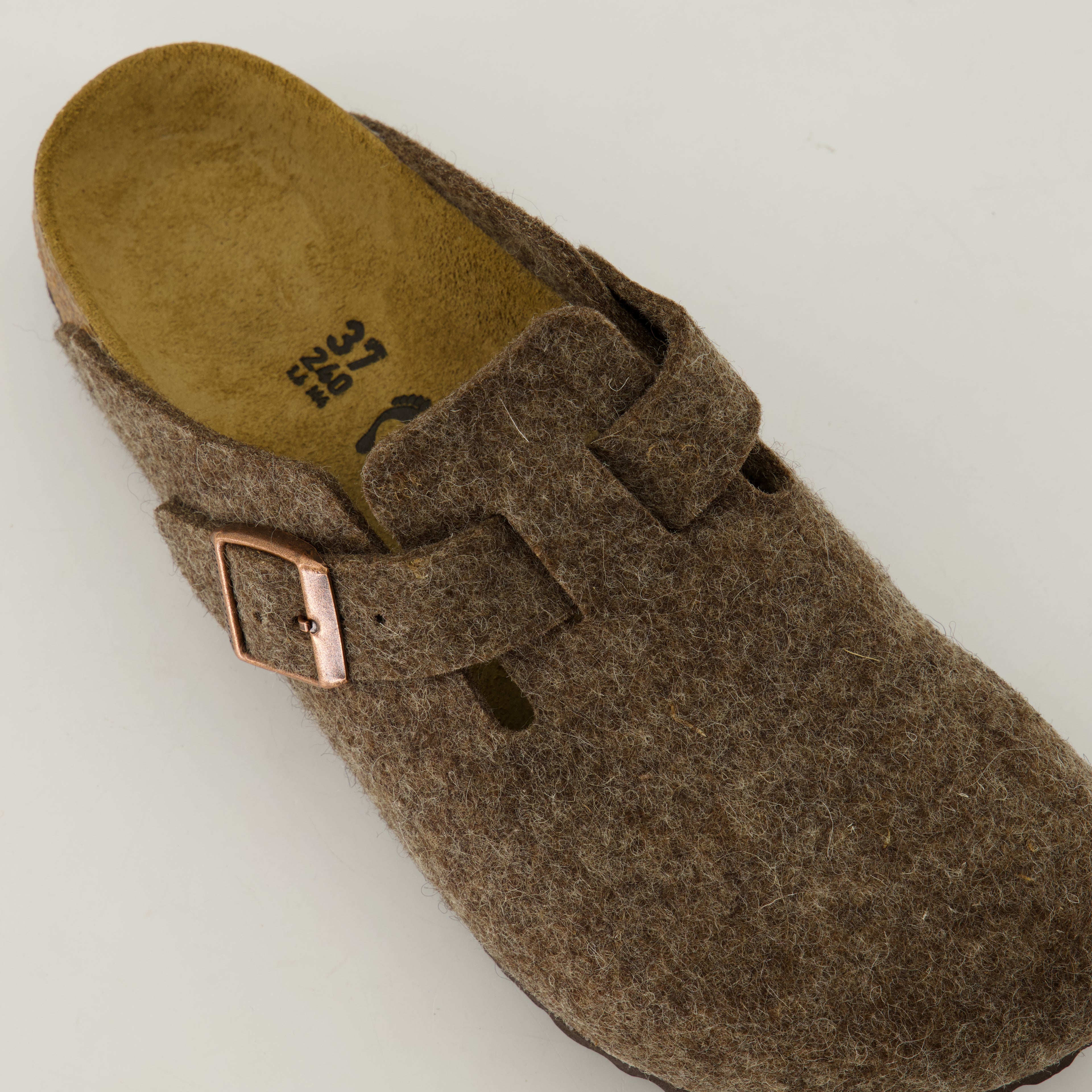 Chaussures ouvertes Mules Boston Birkenstock Marron Unisexe