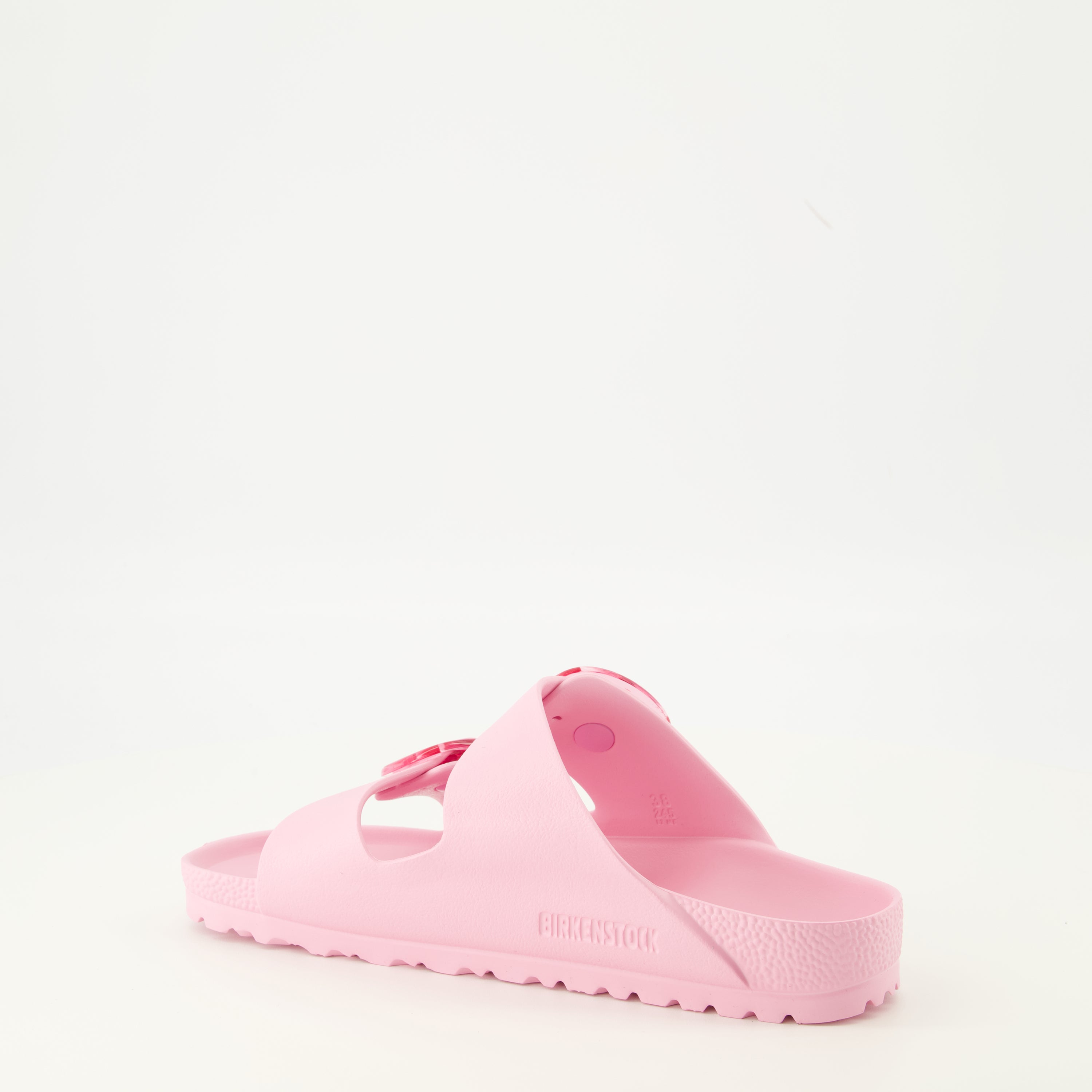 Image de l'article Claquettes Arizona Big Buckle de la marque Birkenstock pour Femme - Saison Automne-Hiver 2025 - Vue trois quarts arrière droite