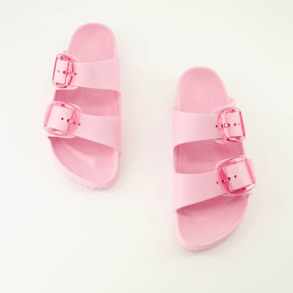 Image de l'article Claquettes Arizona Big Buckle de la marque Birkenstock pour Femme - Saison Automne-Hiver 2025 - Vue de dessus paire de chaussure