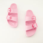 Image of the Birkenstock Arizona Big Buckle slides for Women - Autumn-Winter 2025 season - Top view of the pair of shoes