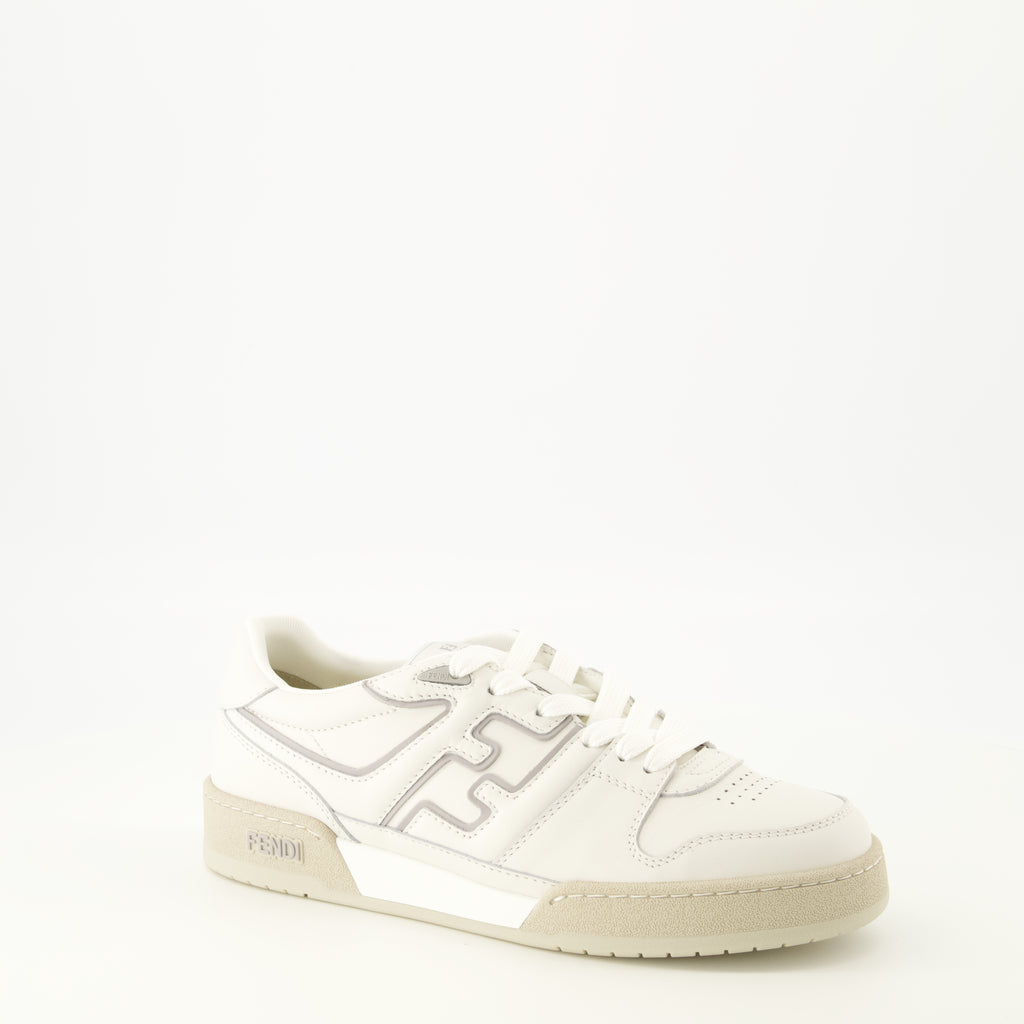 Baskets Baskets Fendi Match beige Fendi Beige Homme