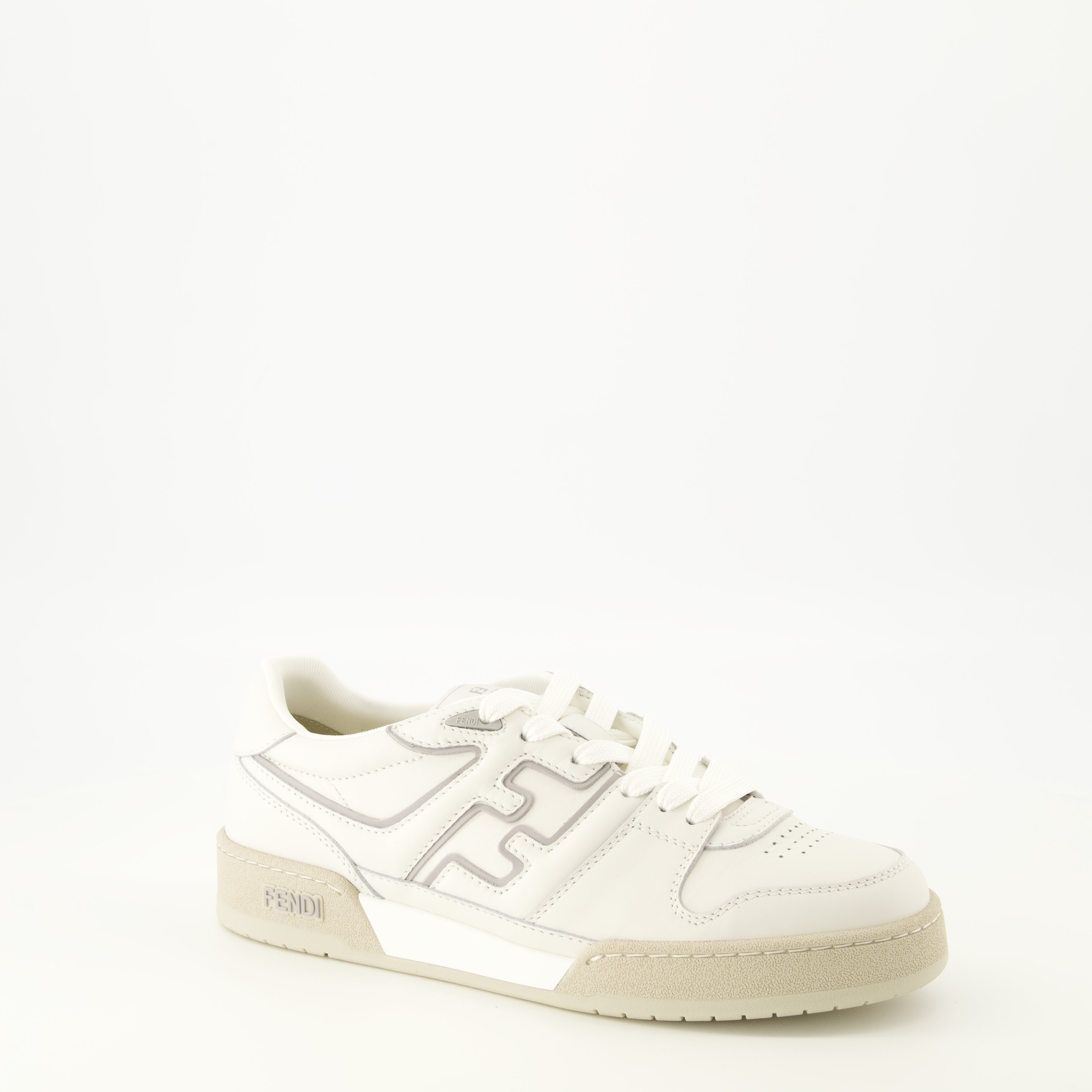 Baskets Baskets Fendi Match beige Fendi Beige Homme