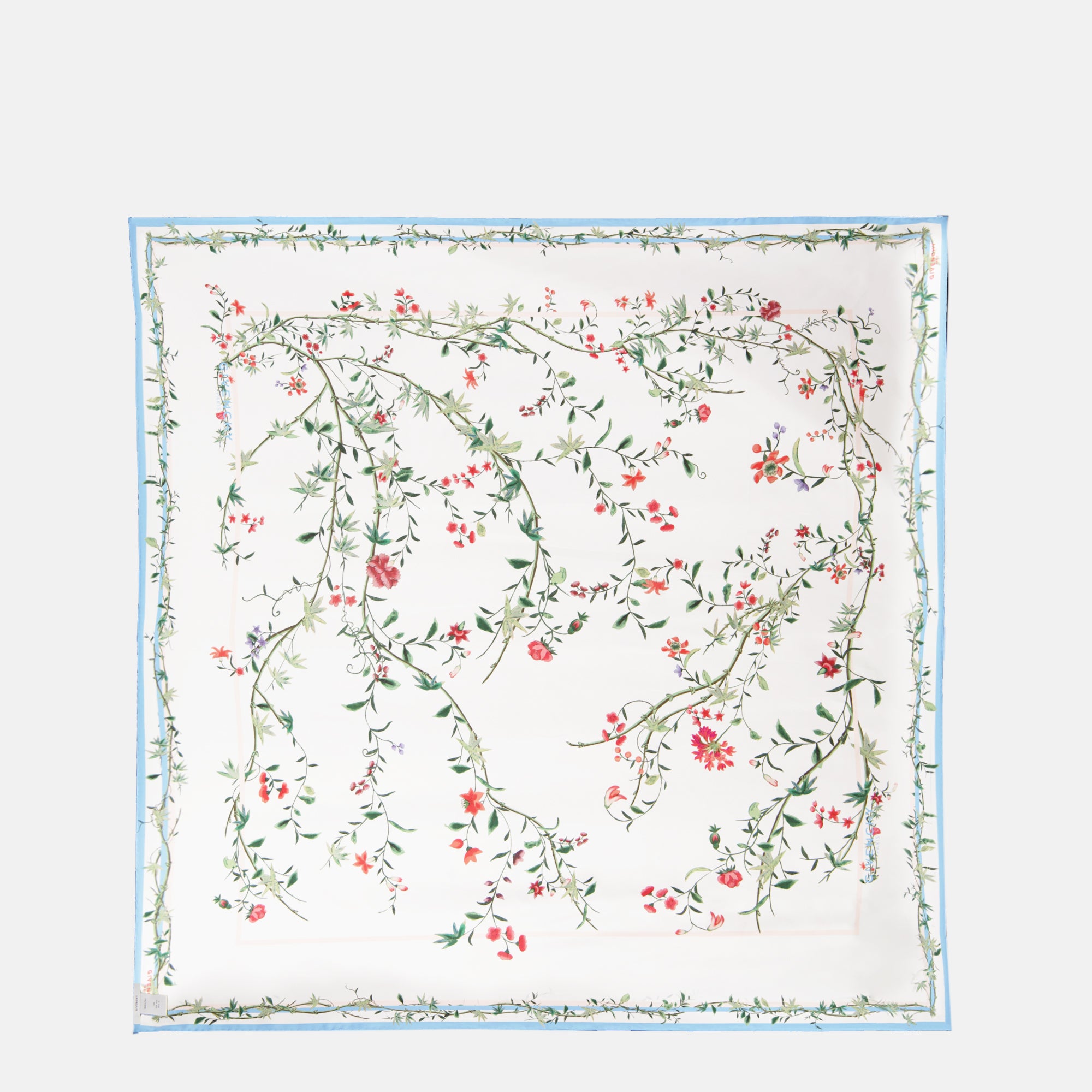 Image of the Givenchy Women's Floral Printed Shawl - Fall-Winter 2025 - Back View