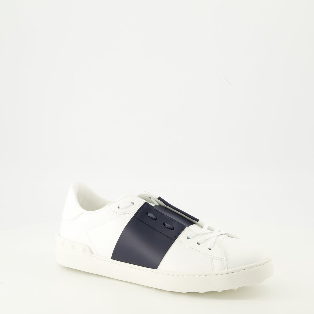 Image of the Valentino Garavani Open Sneakers for Men - Autumn-Winter 2025 Season - Three-quarters front right view