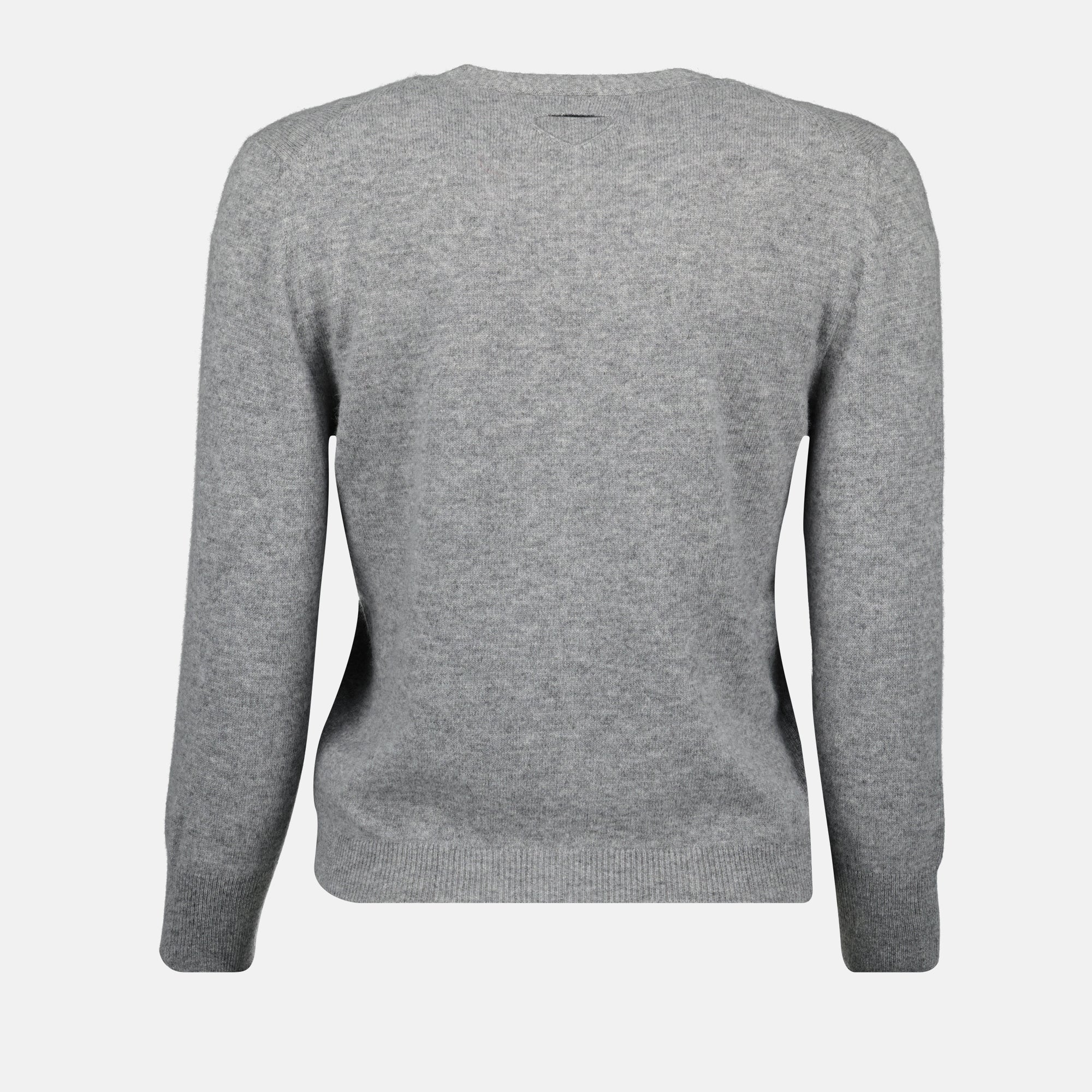 Image de l'article Cardigan en laine de la marque Prada pour Femme - Saison Automne-Hiver 2025 - Vue de Dos