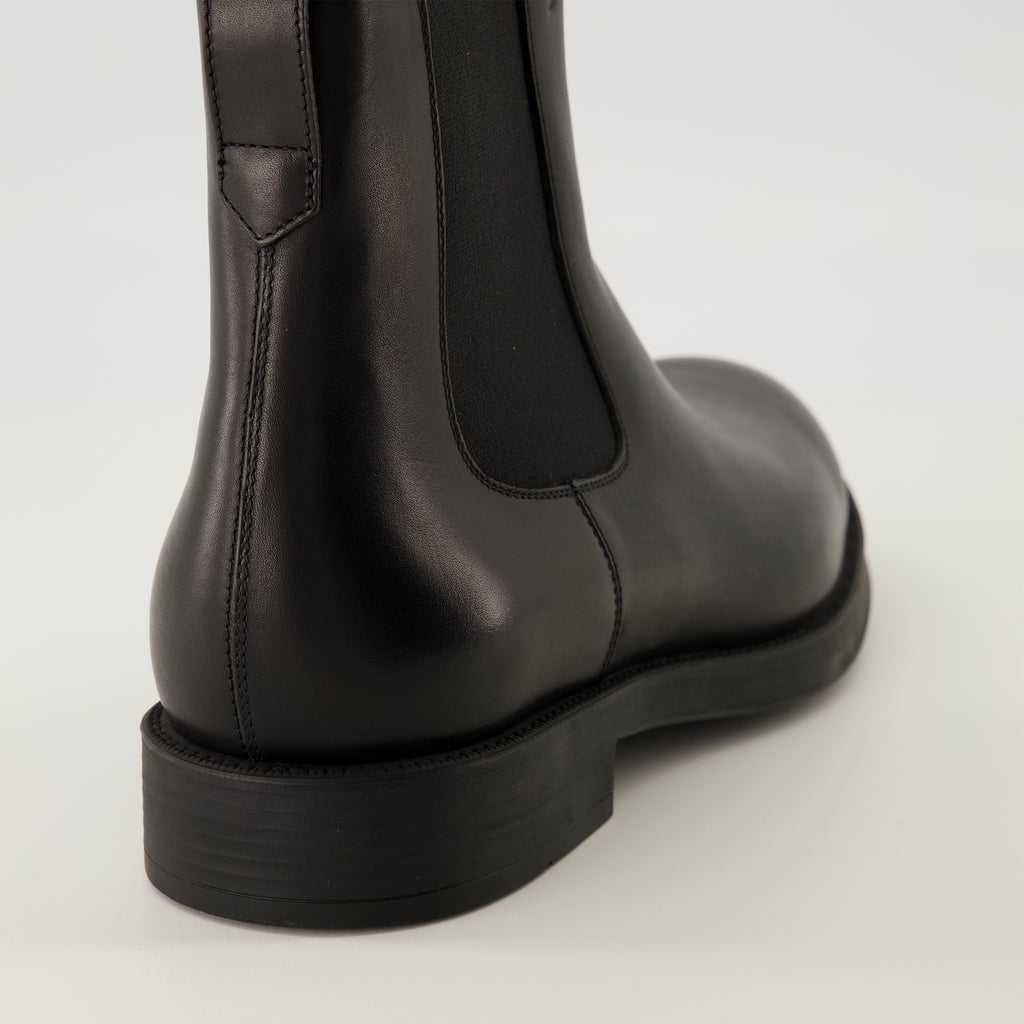 Immagine degli stivaletti in pelle Tod's per uomo - Collezione Autunno-Inverno 2025 - Vista posteriore