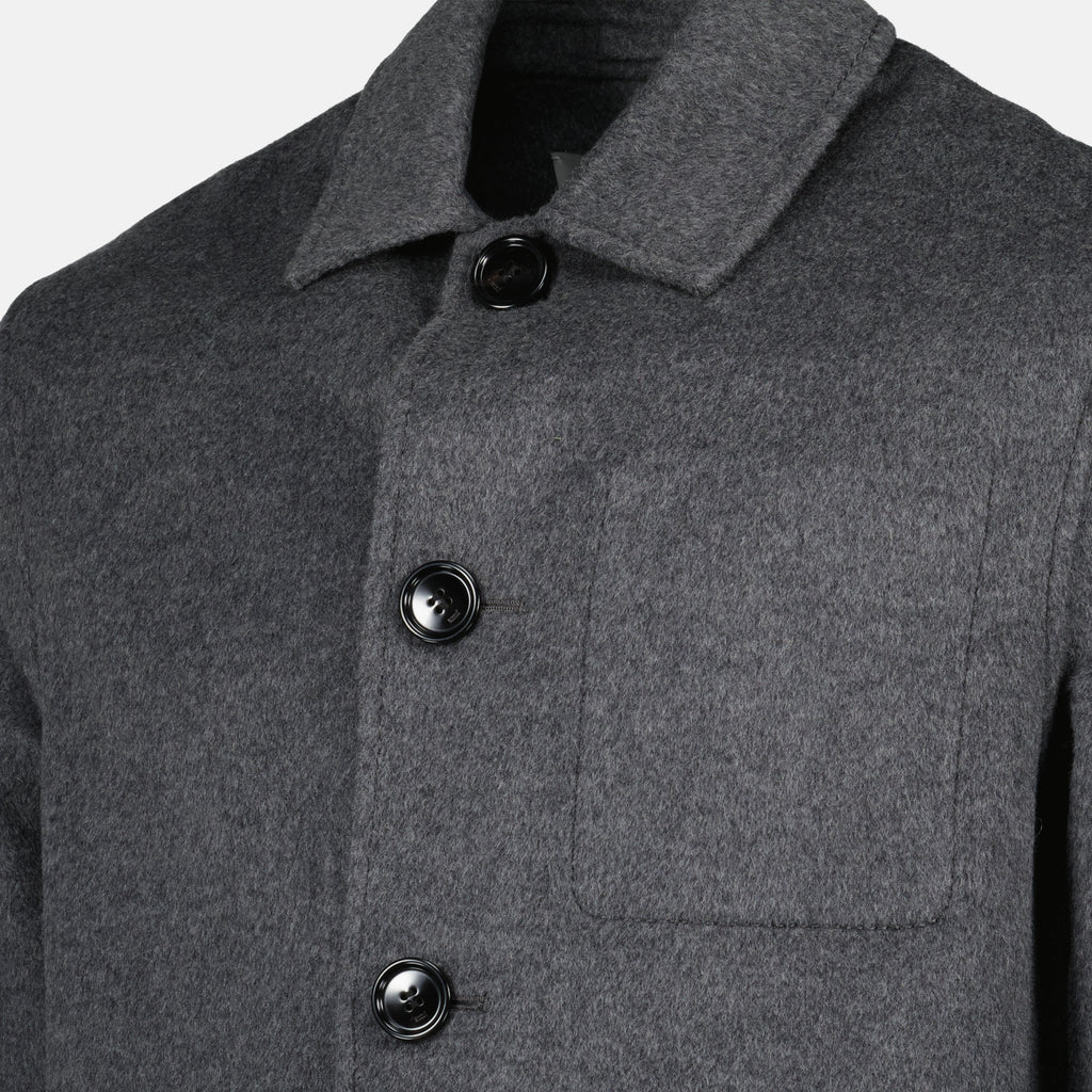 Imagen de la chaqueta burbuja de lana de la marca Ami PARIS para Hombre - Temporada Otoño-Invierno 2025 - Vista Detallada 3