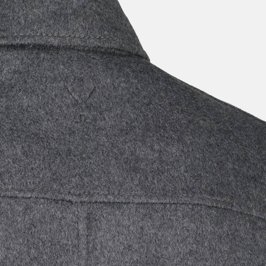 Imagen de la chaqueta burbuja de lana de la marca Ami PARIS para Hombre - Temporada Otoño-Invierno 2025 - Vista Detallada 7