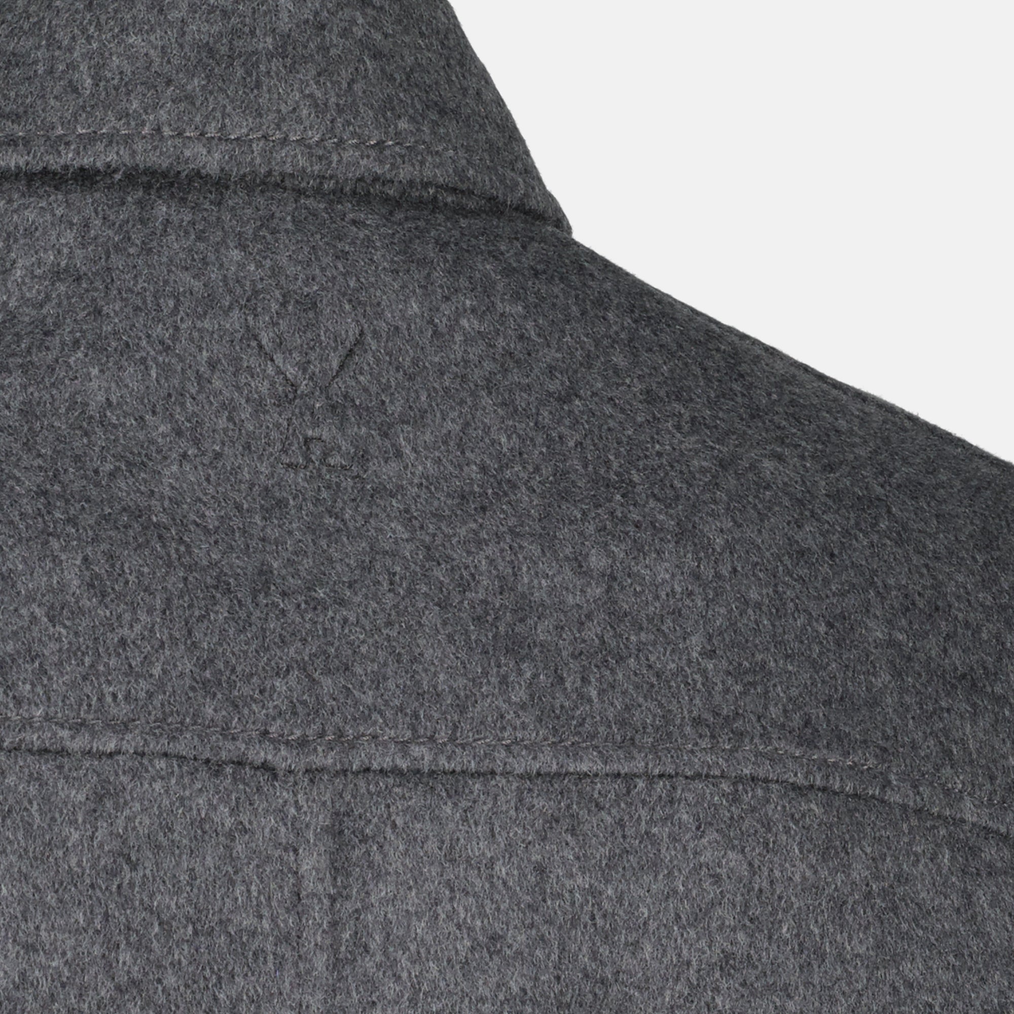 Imagen de la chaqueta burbuja de lana de la marca Ami PARIS para Hombre - Temporada Otoño-Invierno 2025 - Vista Detallada 7